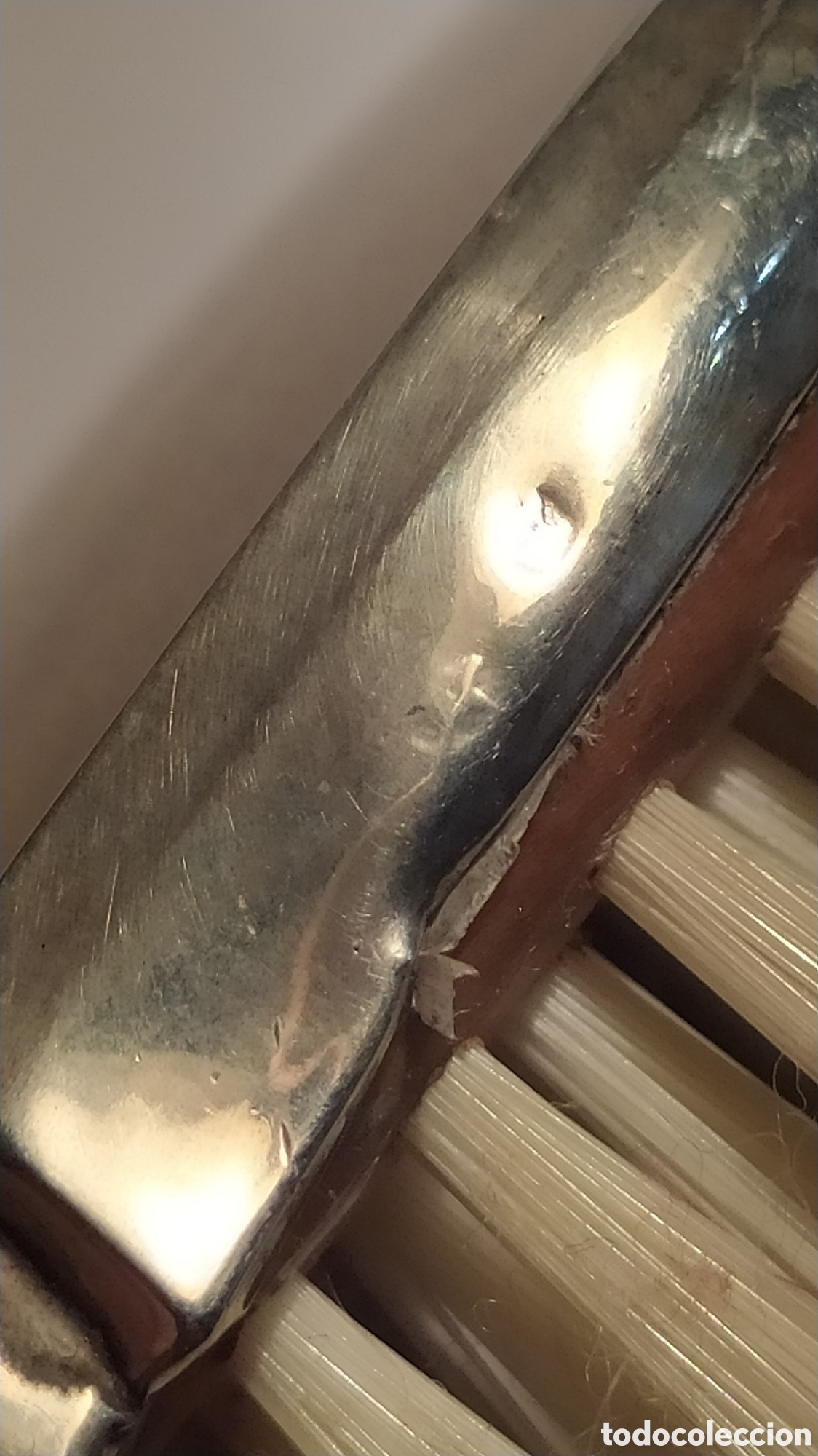Antig&uuml;edades: Cepillo de plata Pedro Dur&aacute;n - Foto 4