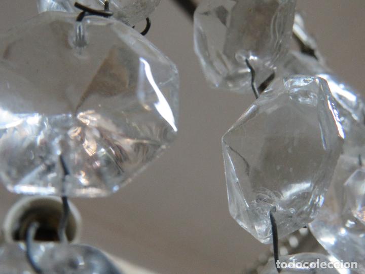Antig&uuml;edades: LAMPARA CRISTAL TALLADO - Foto 2