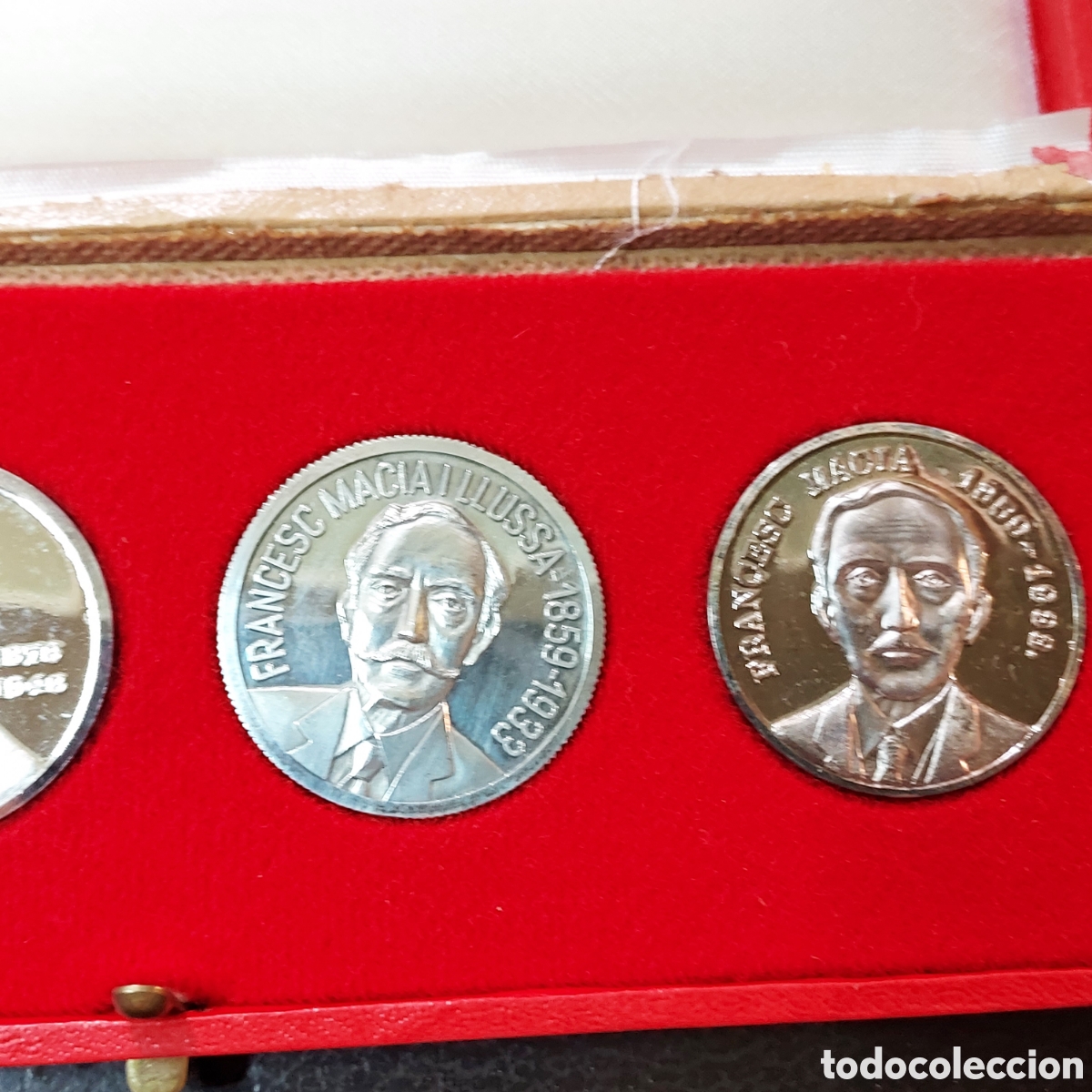 Antig&uuml;edades: Monedas plata Generalitat presidentes en estuches - Foto 10