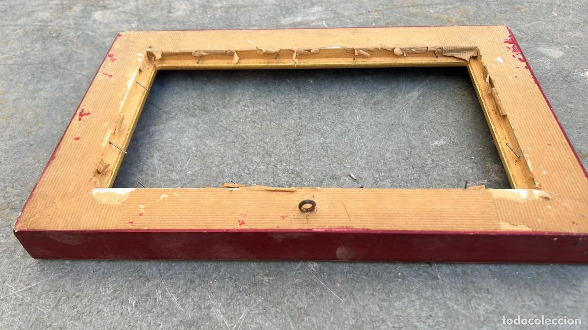 Antig&uuml;edades: MARCO DE MADERA DE 34 X 22 CMS. 27 X 15 CMS. EL HUECO - Foto 3