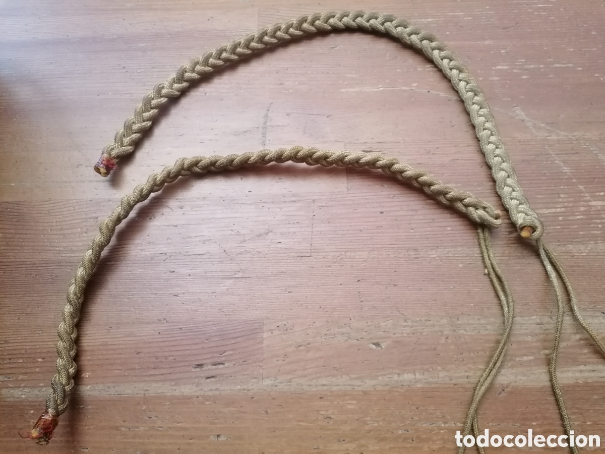 Antig&uuml;edades: Dos antiguos cordones de hilo de oro - Foto 4