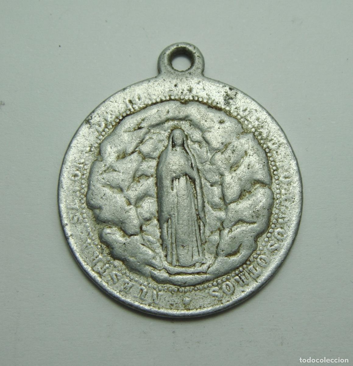 Antig&uuml;edades: Medalla de la Virgen Milagrosa. - Foto 2