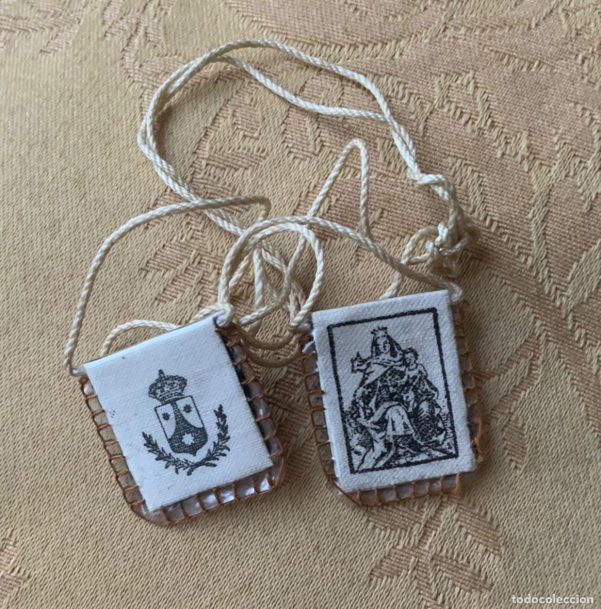 Antig&uuml;edades: ESCAPULARIO VIRGEN DEL CARMEN - Foto 1