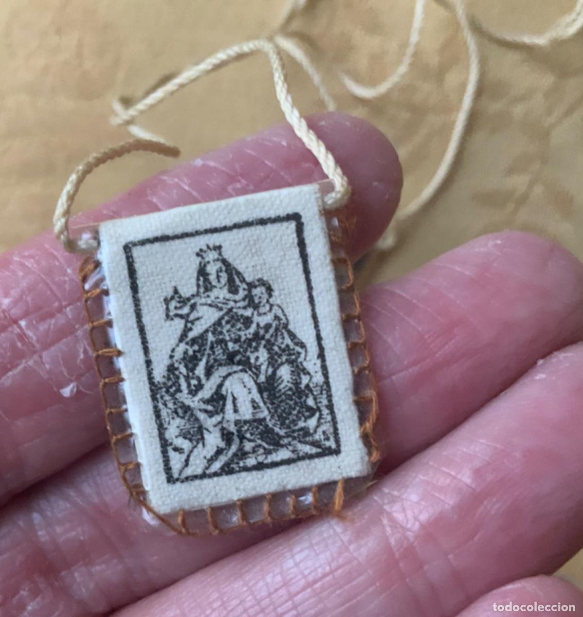 Antig&uuml;edades: ESCAPULARIO VIRGEN DEL CARMEN - Foto 4