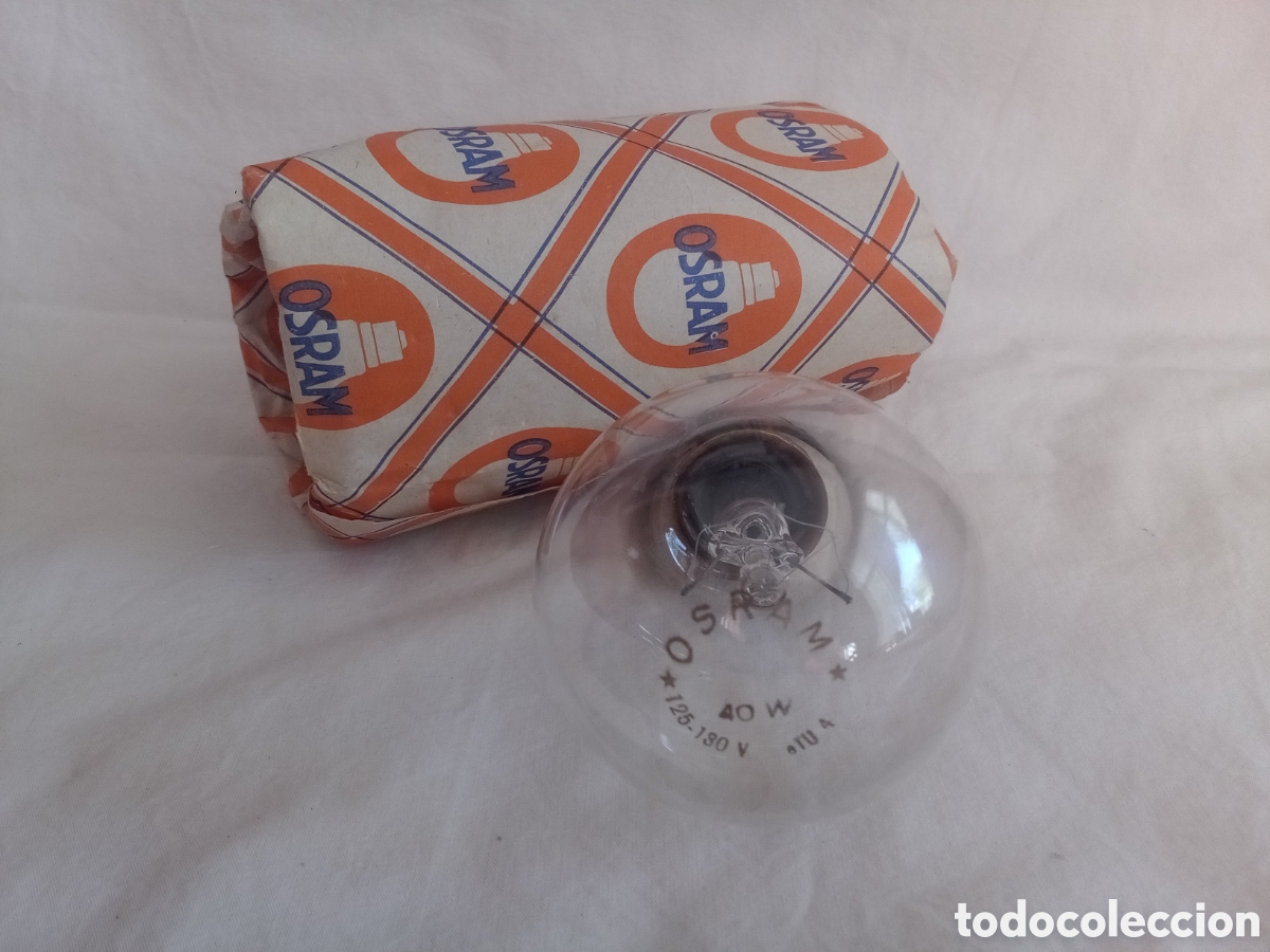 Antig&uuml;edades: BOMBILLA OSRAM 220-230 V 40W - Foto 4