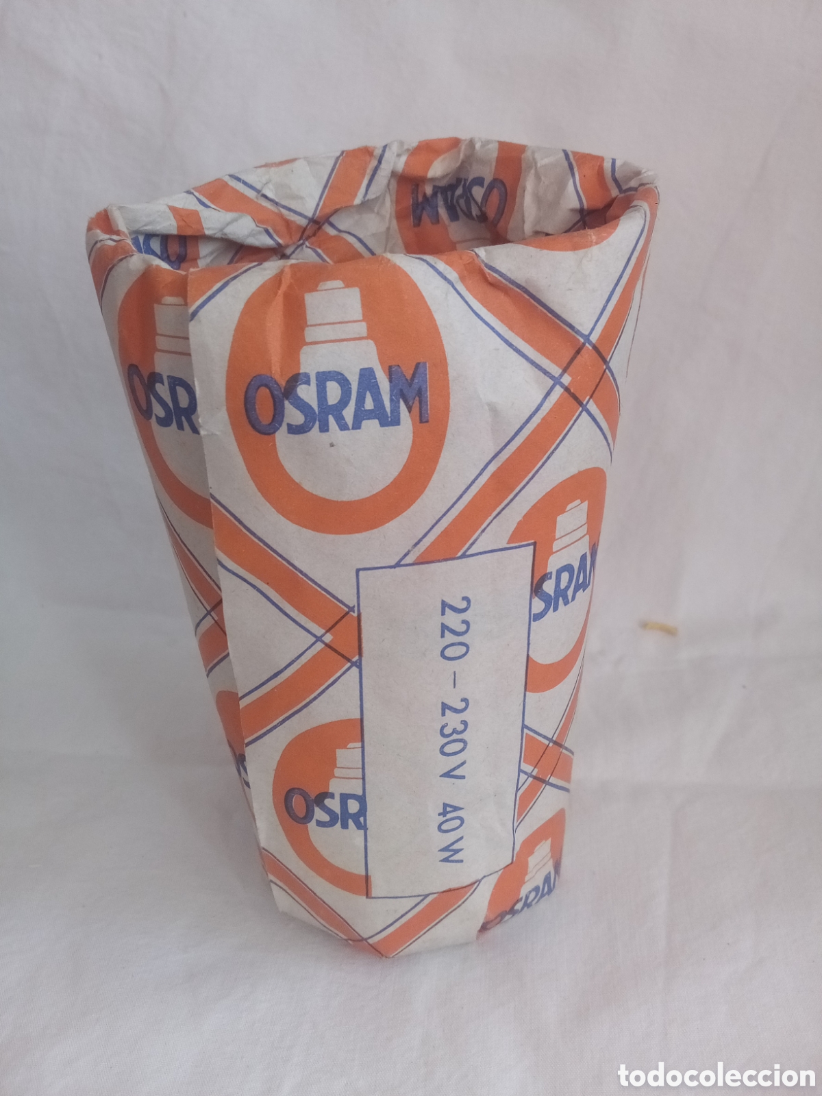 Antig&uuml;edades: BOMBILLA OSRAM 220-230 V 40W - Foto 2