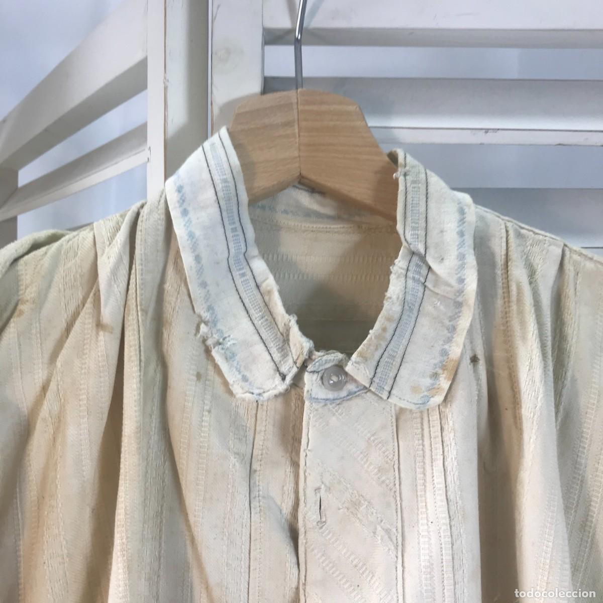 Antig&uuml;edades: ANTIGUA CAMISA DE LINO - Foto 4