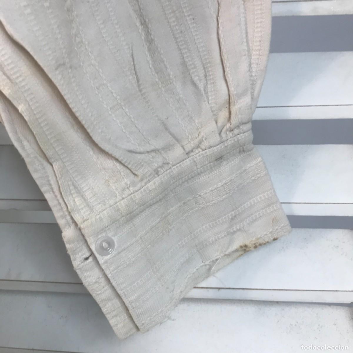 Antig&uuml;edades: ANTIGUA CAMISA DE LINO - Foto 5