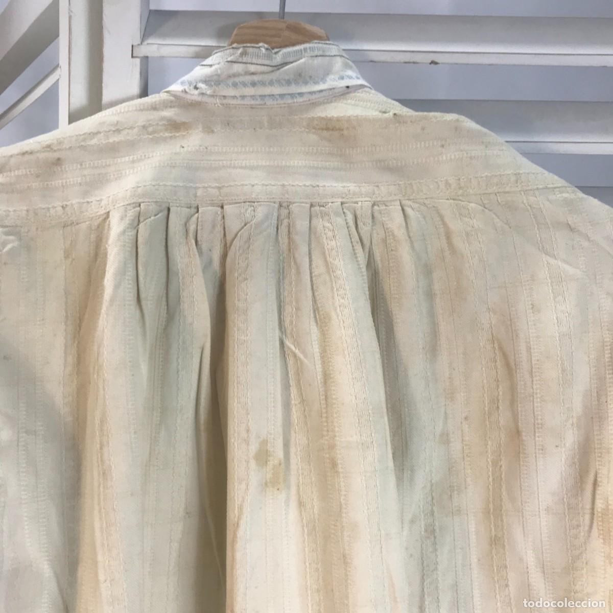 Antig&uuml;edades: ANTIGUA CAMISA DE LINO - Foto 6