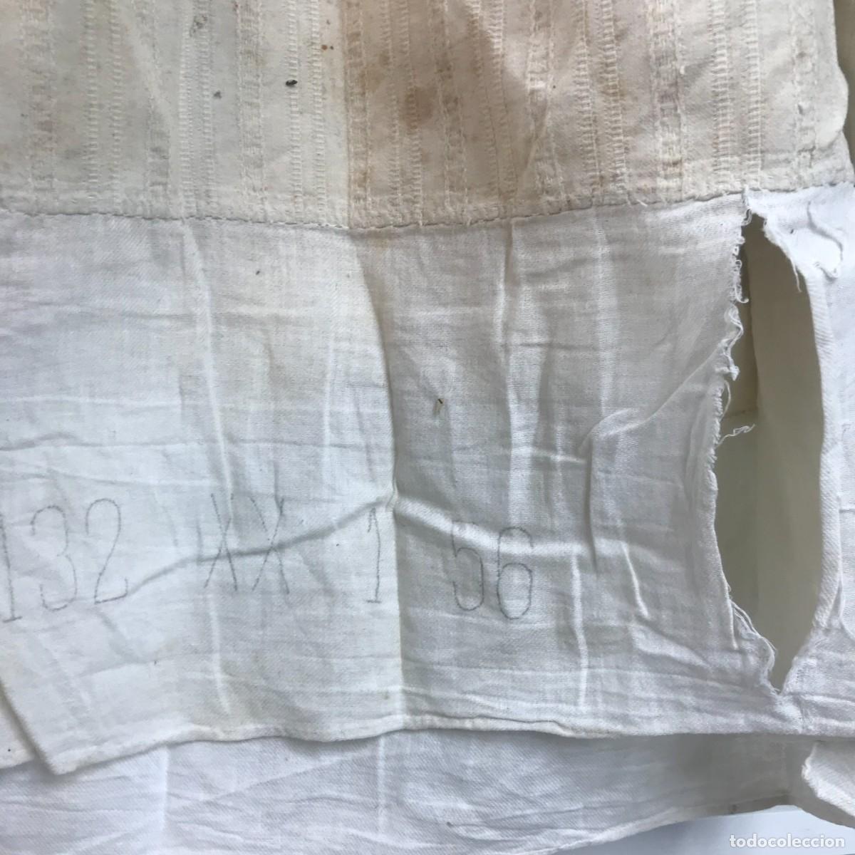 Antig&uuml;edades: ANTIGUA CAMISA DE LINO - Foto 8