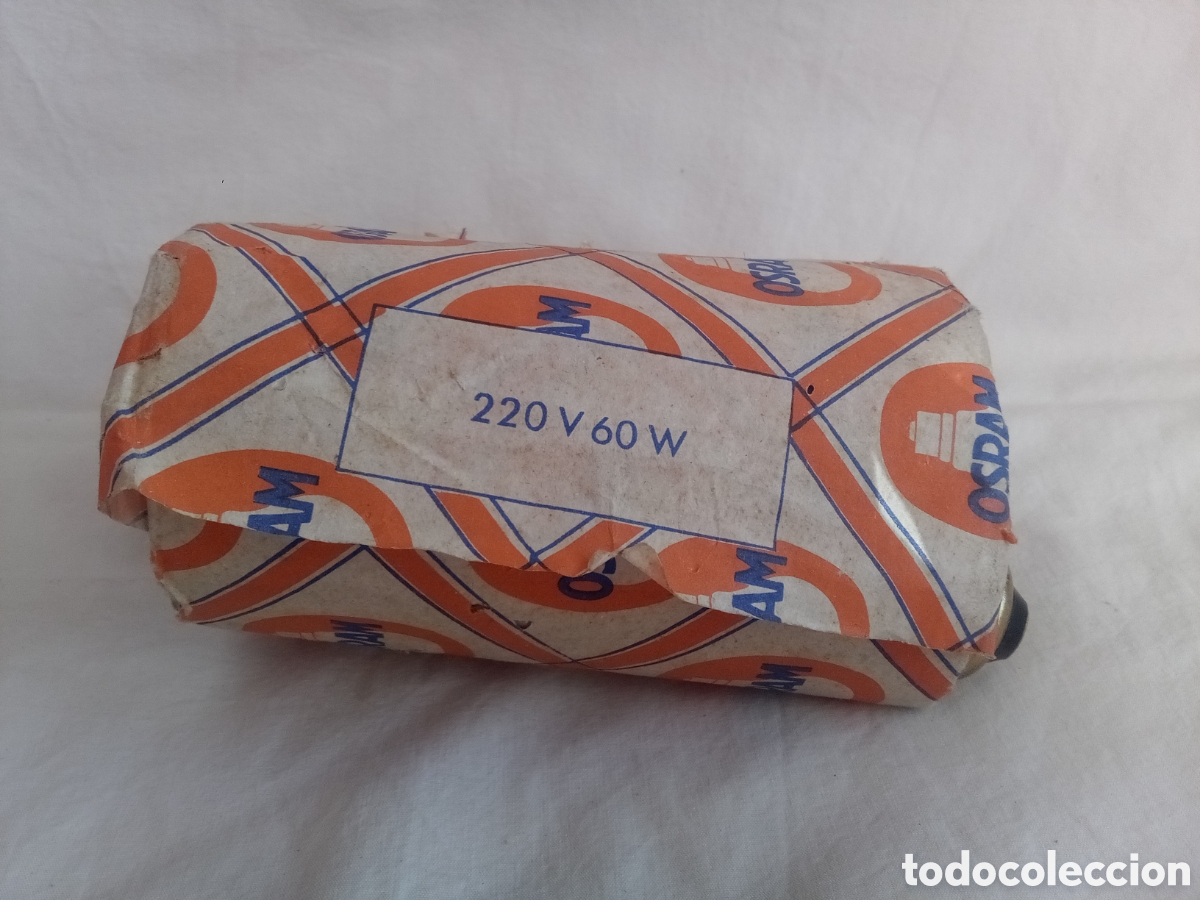 Antig&uuml;edades: BOMBILLA OSRAM 220V 60W - Foto 2