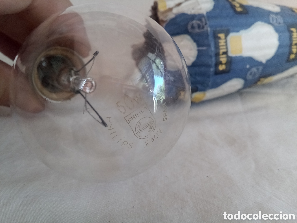 Antig&uuml;edades: BOMBILLA PHILIPS 220-230V 60W - Foto 3