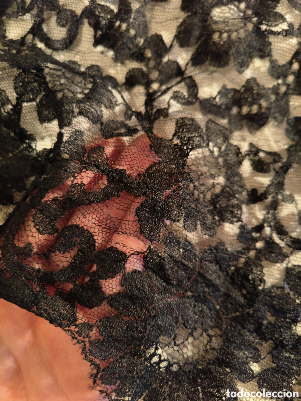 Antig&uuml;edades: Mantilla antigua 4 picos - Foto 12