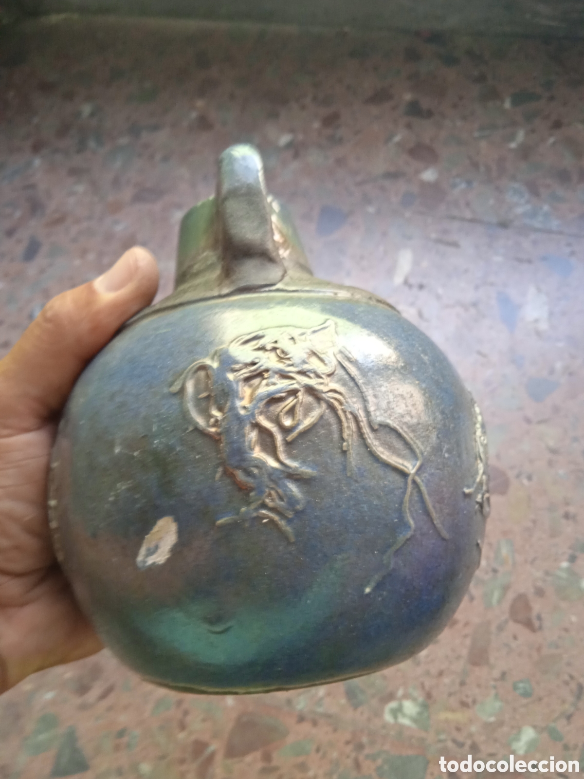 Antig&uuml;edades: Bonita botella firmada - Foto 2