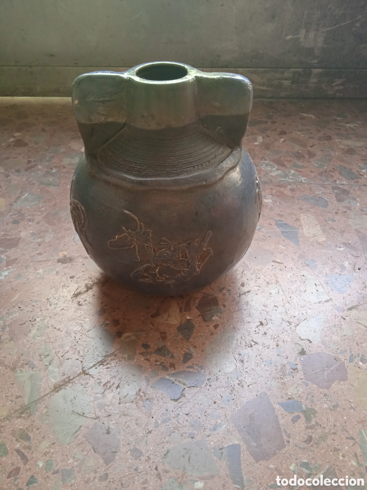 Antig&uuml;edades: Bonita botella firmada - Foto 4