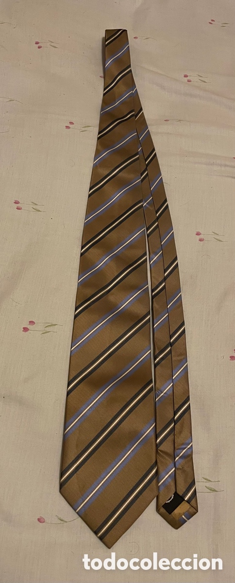 Antig&uuml;edades: Corbata Marr&oacute;n A Rayas C&A - Foto 1