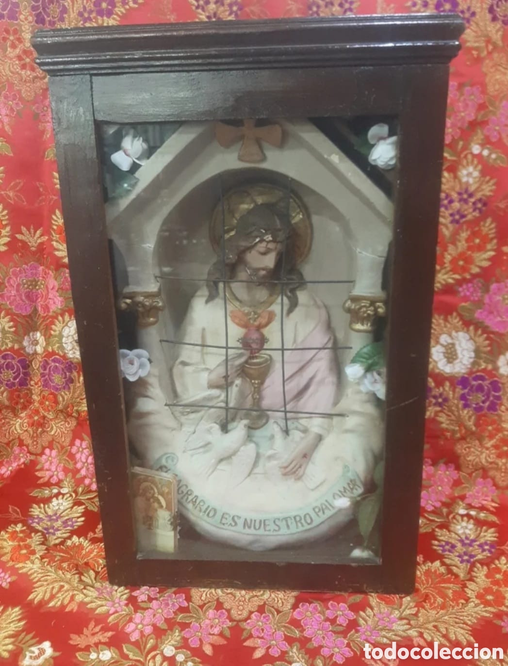 Antig&uuml;edades: CAPILLA RETABLO CORAZON DE JESUS - Foto 5