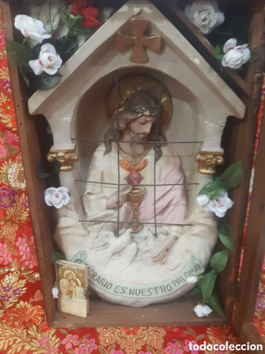 Antig&uuml;edades: CAPILLA RETABLO CORAZON DE JESUS - Foto 1