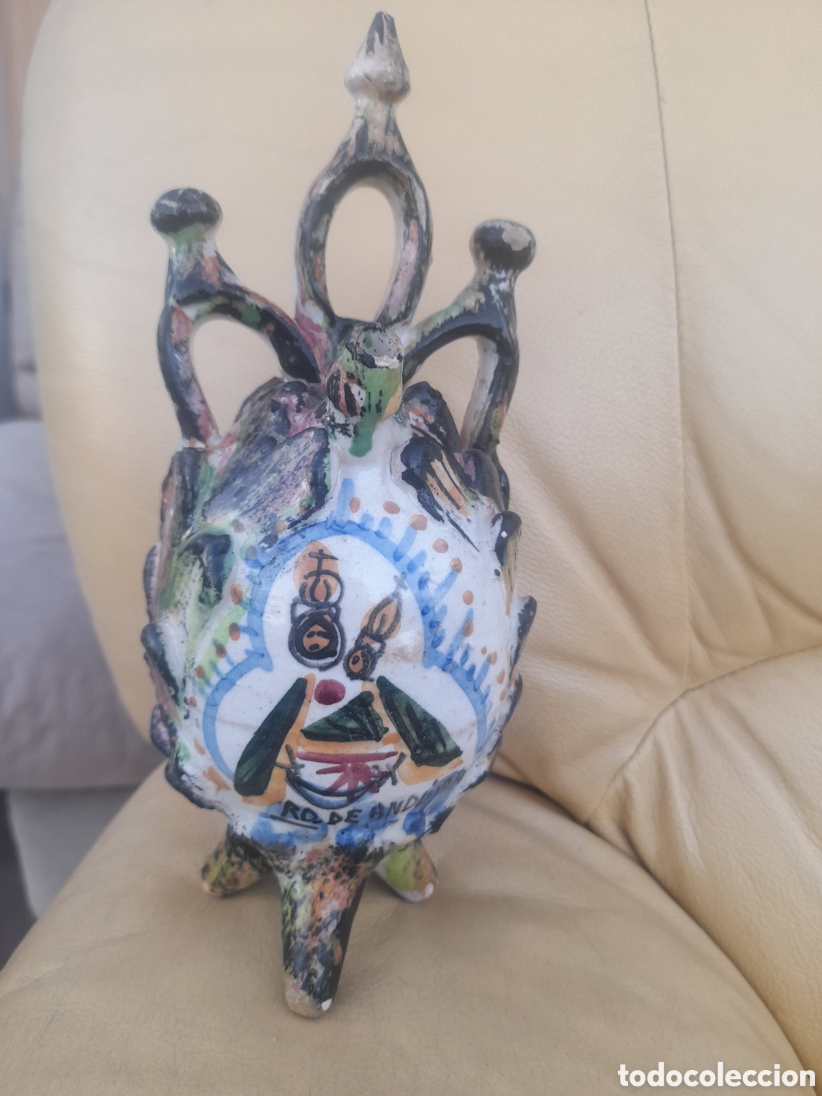 Antig&uuml;edades: Antiguo botijo recuerdo de Andujar - Foto 1