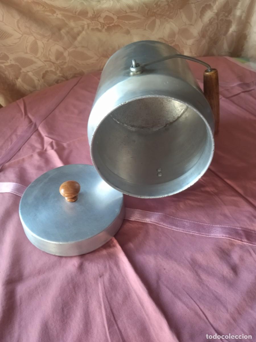Antig&uuml;edades: Antigua lechera de de aluminio, 5 litros - Foto 9