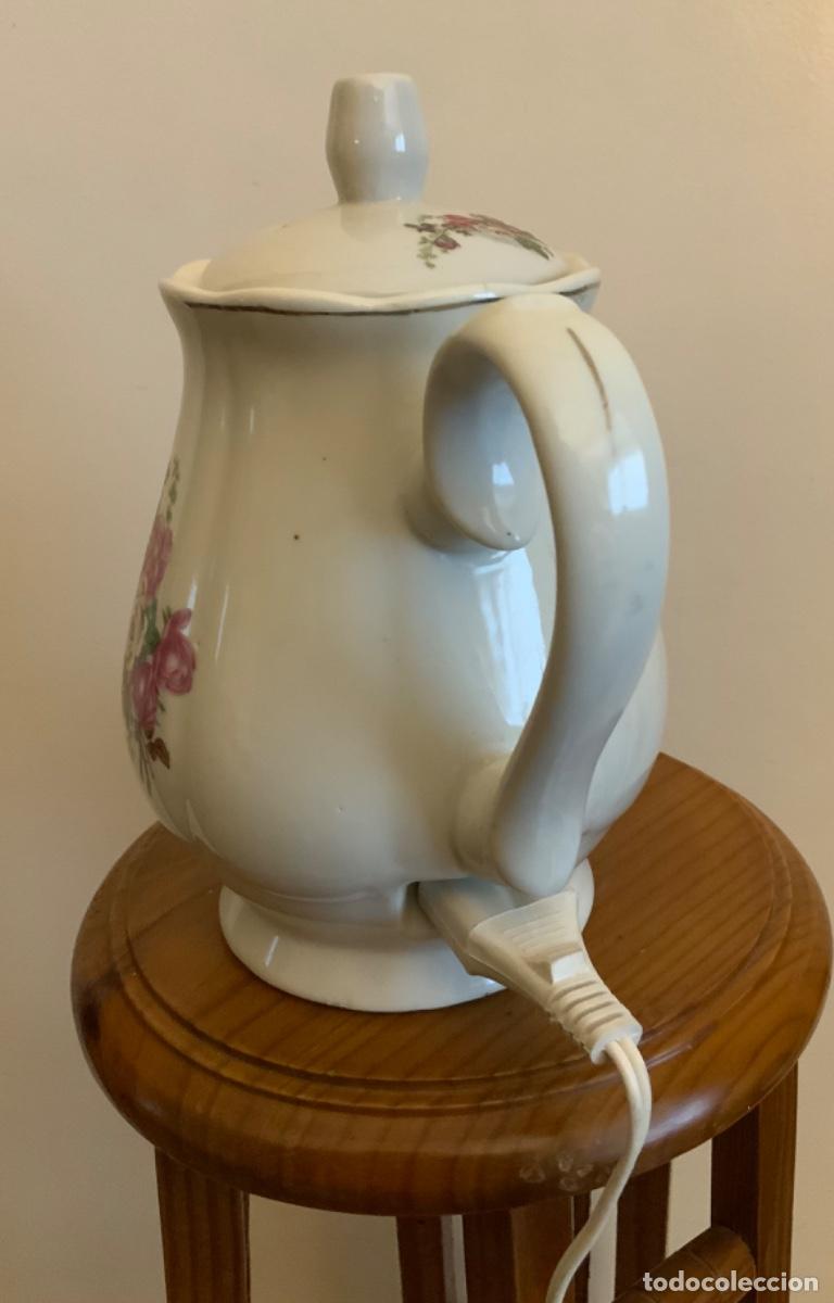 Antig&uuml;edades: CAFETERA DE PORCELANA ELECTRICA - Foto 6