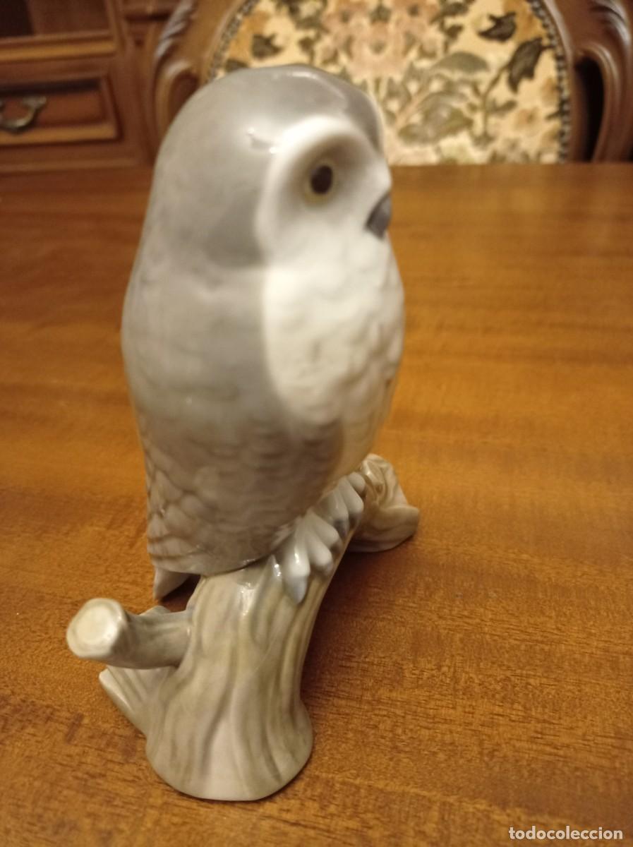 Antig&uuml;edades: Buho porcelana Lladro - Foto 2