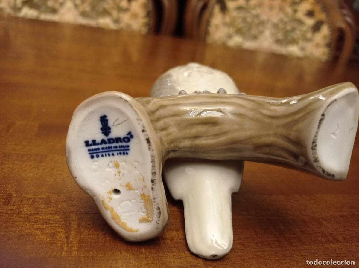 Antig&uuml;edades: Buho porcelana Lladro - Foto 5
