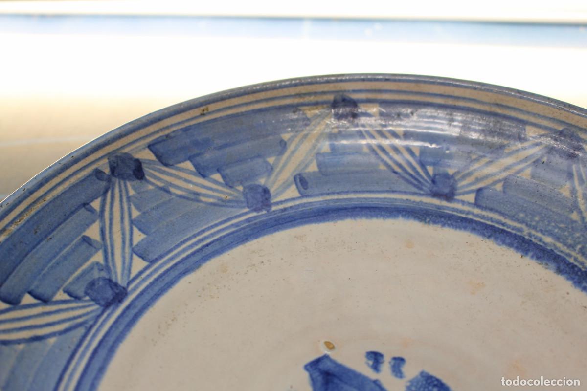 Antig&uuml;edades: Singular plato, lebrillo cer&aacute;mica de Muel. - Foto 9