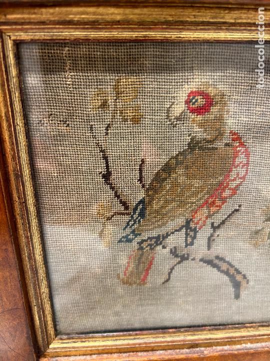 Antig&uuml;edades: TAPIZ PETIT POINT SIGLO XIX - Foto 5