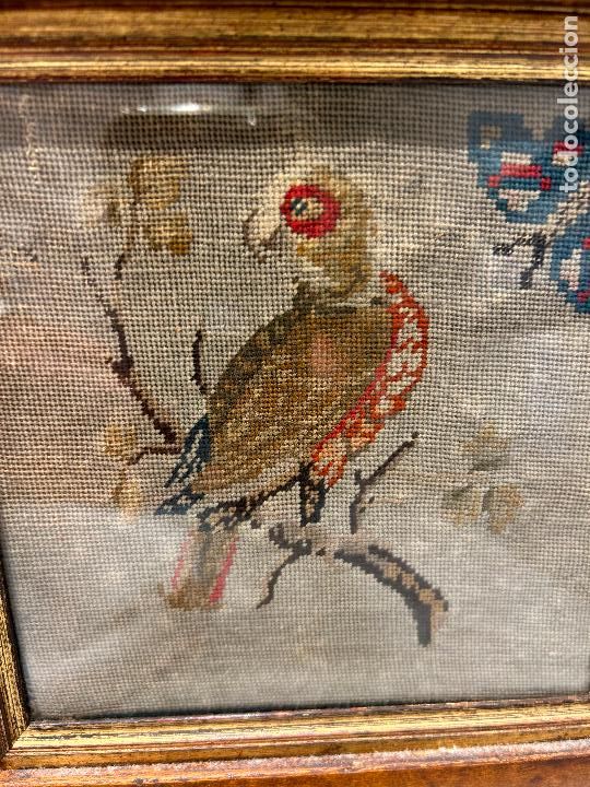 Antig&uuml;edades: TAPIZ PETIT POINT SIGLO XIX - Foto 6