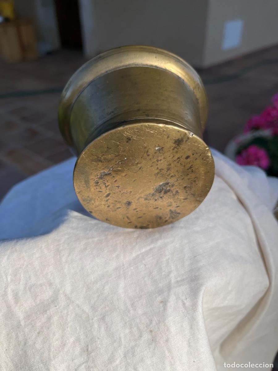 Antig&uuml;edades: Mortero bronce, con maza - Foto 2