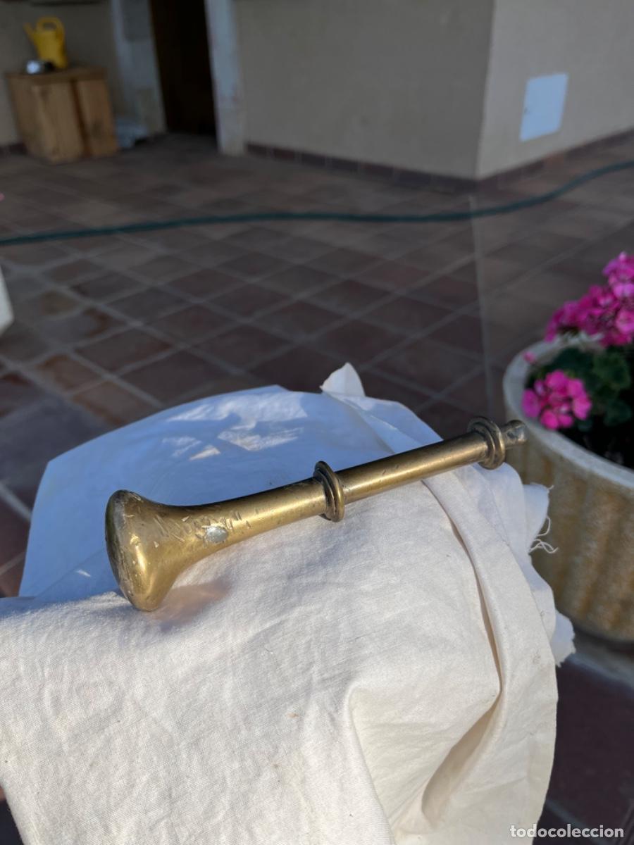 Antig&uuml;edades: Mortero bronce, con maza - Foto 3