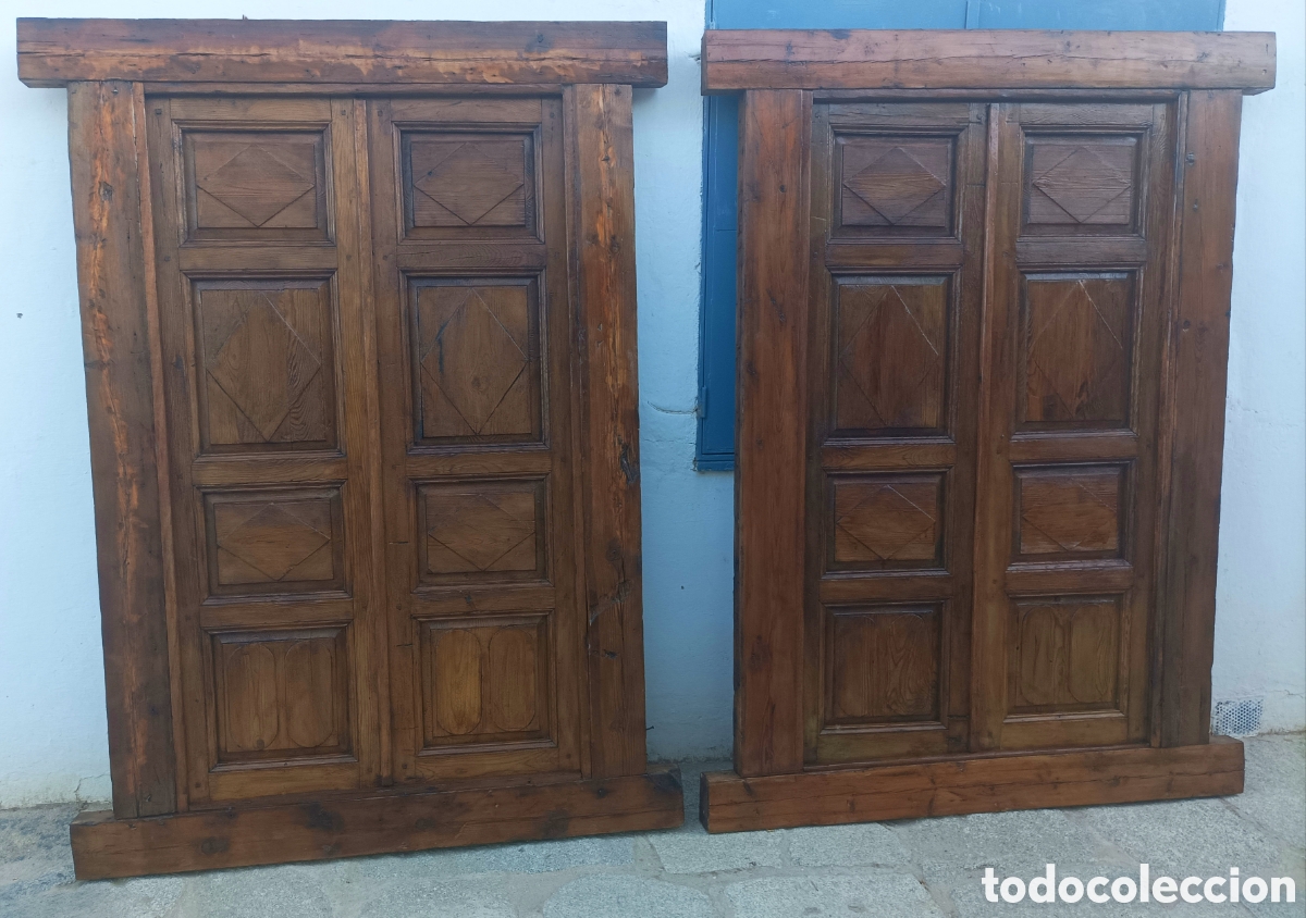 Antig&uuml;edades: Ventanas antig&uuml;as de madera - Foto 2