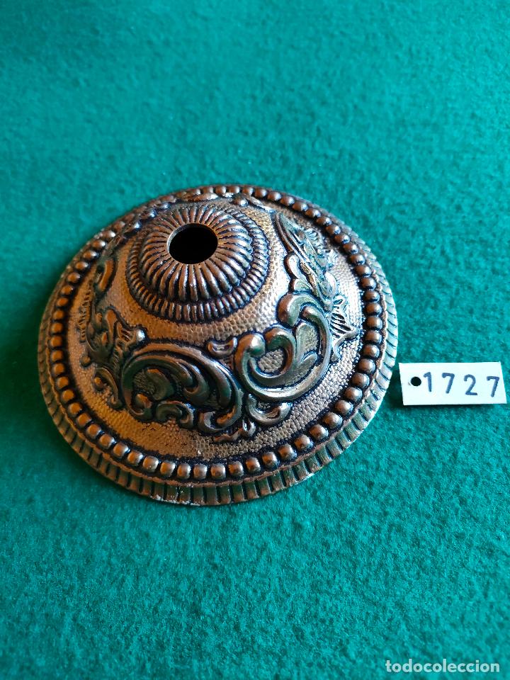 Antig&uuml;edades: FLORON PARA LAMPARA DE BRONCE - Foto 1