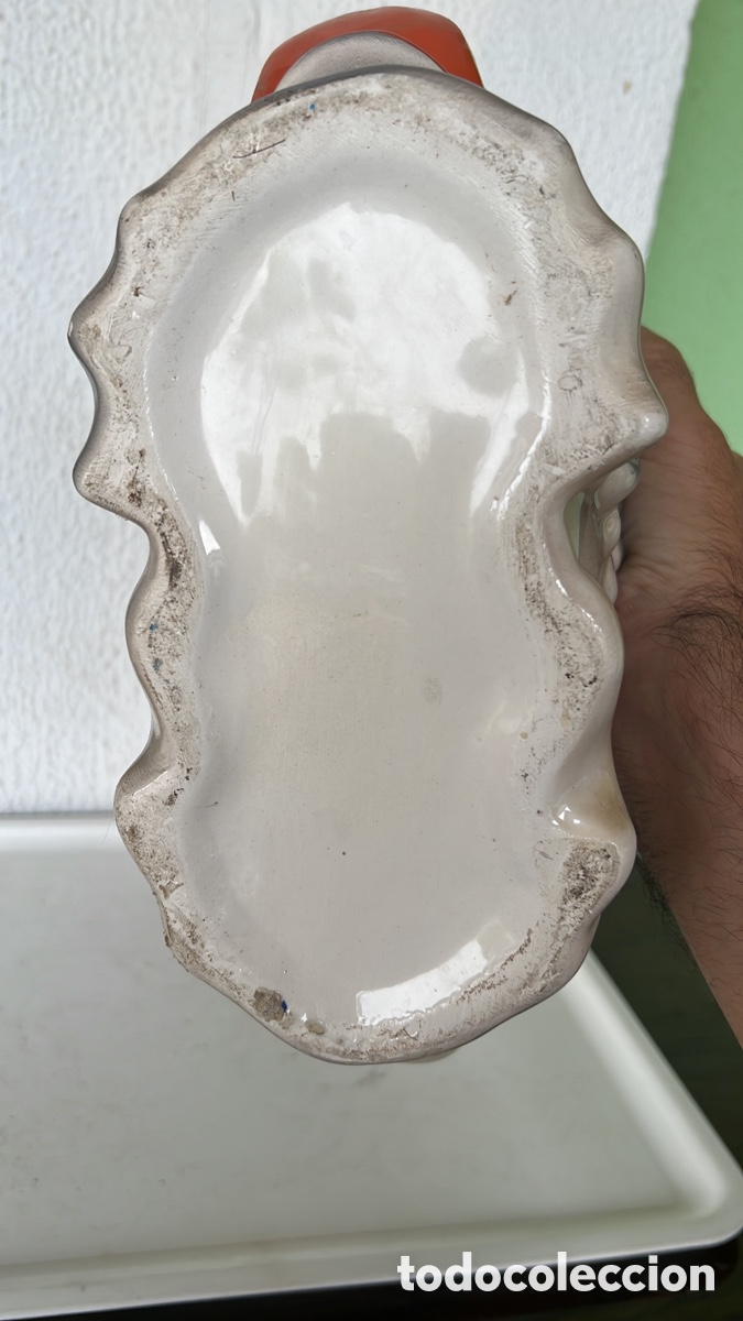 Antig&uuml;edades: MACETERO PORCELANA FORMA PEZ - Foto 4