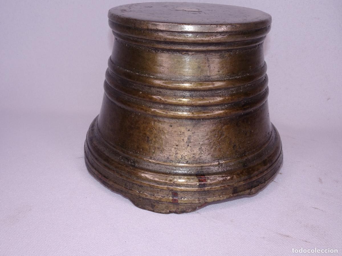 Antig&uuml;edades: Almirez / mortero antiguo en bronce ( S.XVIII ) - Foto 9