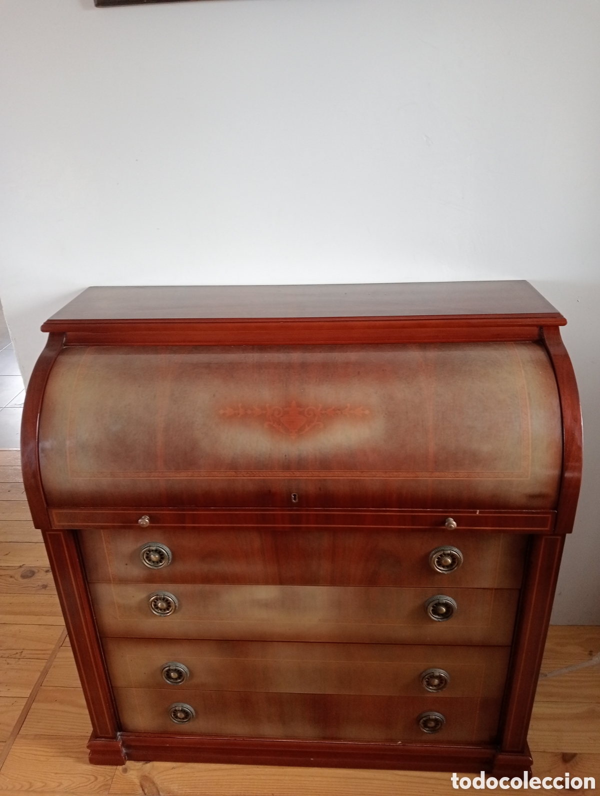 Antig&uuml;edades: Escritorio bureau cilindrico - Foto 1