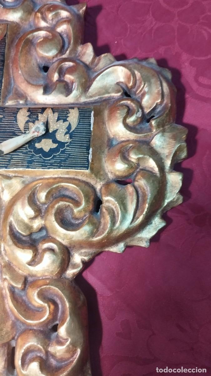 Antig&uuml;edades: CRUCIFIJO EN CORNUCOPIA DORADA (S. XVII) - Foto 8