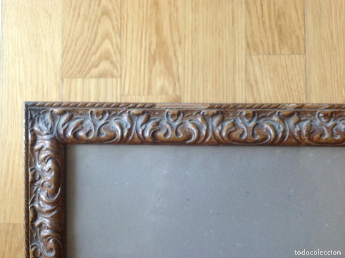 Antig&uuml;edades: Antiguo marco realizado en madera - Foto 2
