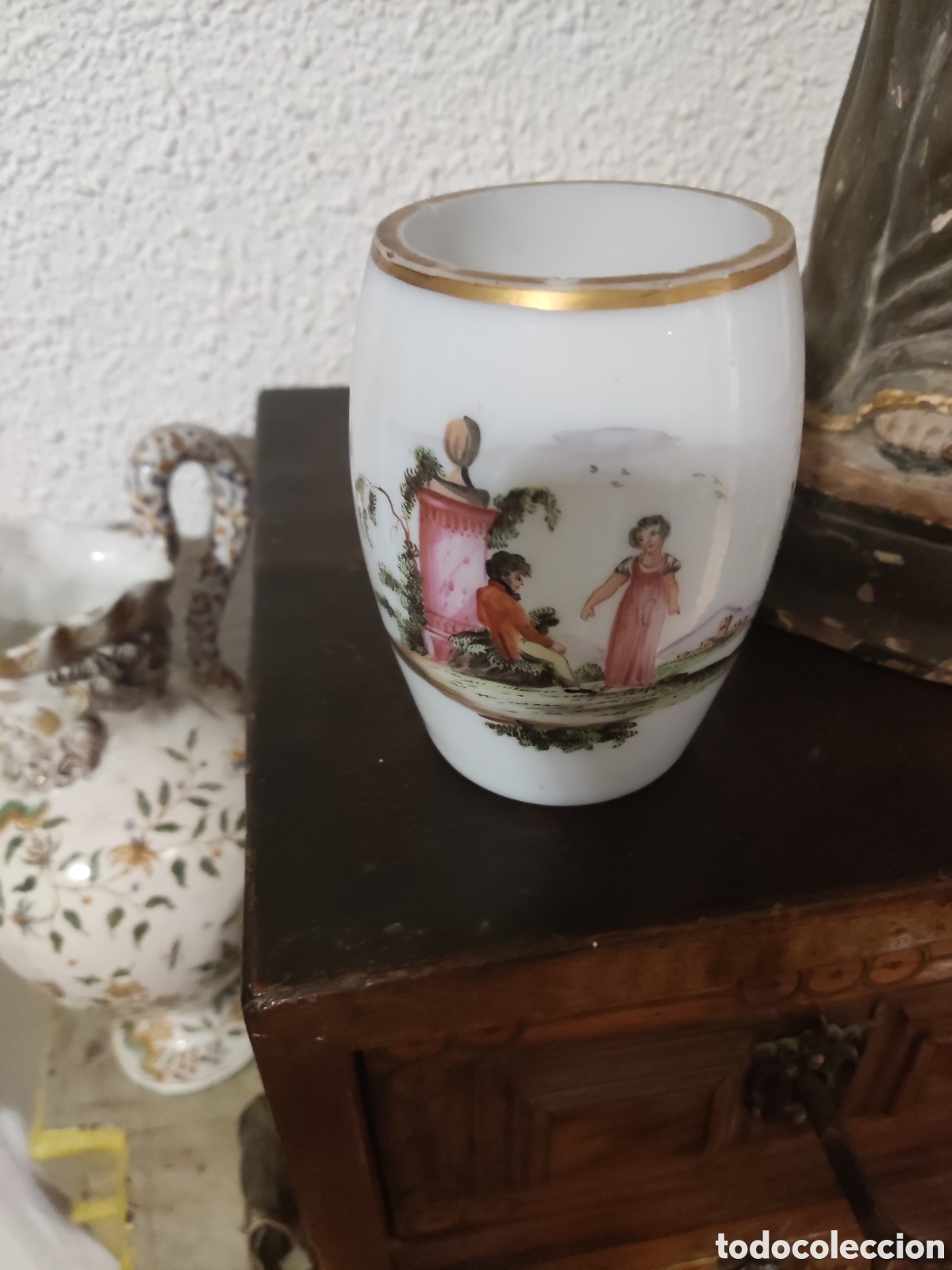 Antig&uuml;edades: Opalina cristal de la granja - Foto 1