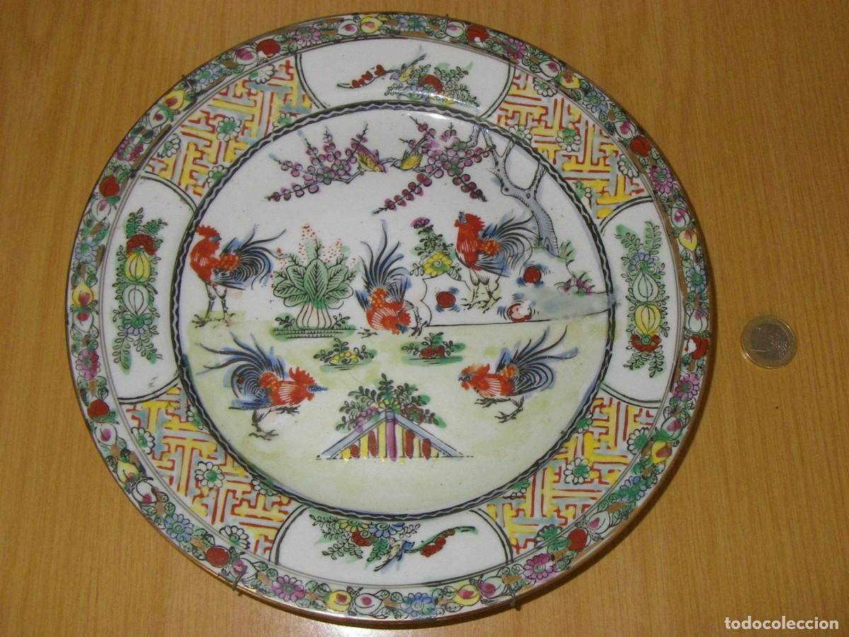 Antig&uuml;edades: Viejo plato de Macao, 21 cm. - Foto 1