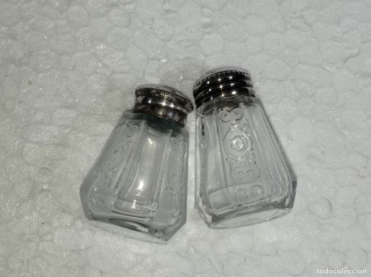 Antig&uuml;edades: Plata 2 saleros antiguos - Foto 1