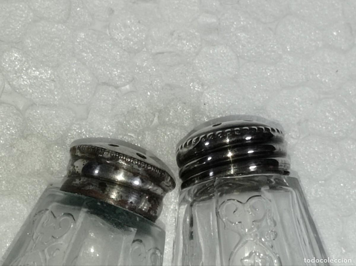 Antig&uuml;edades: Plata 2 saleros antiguos - Foto 2