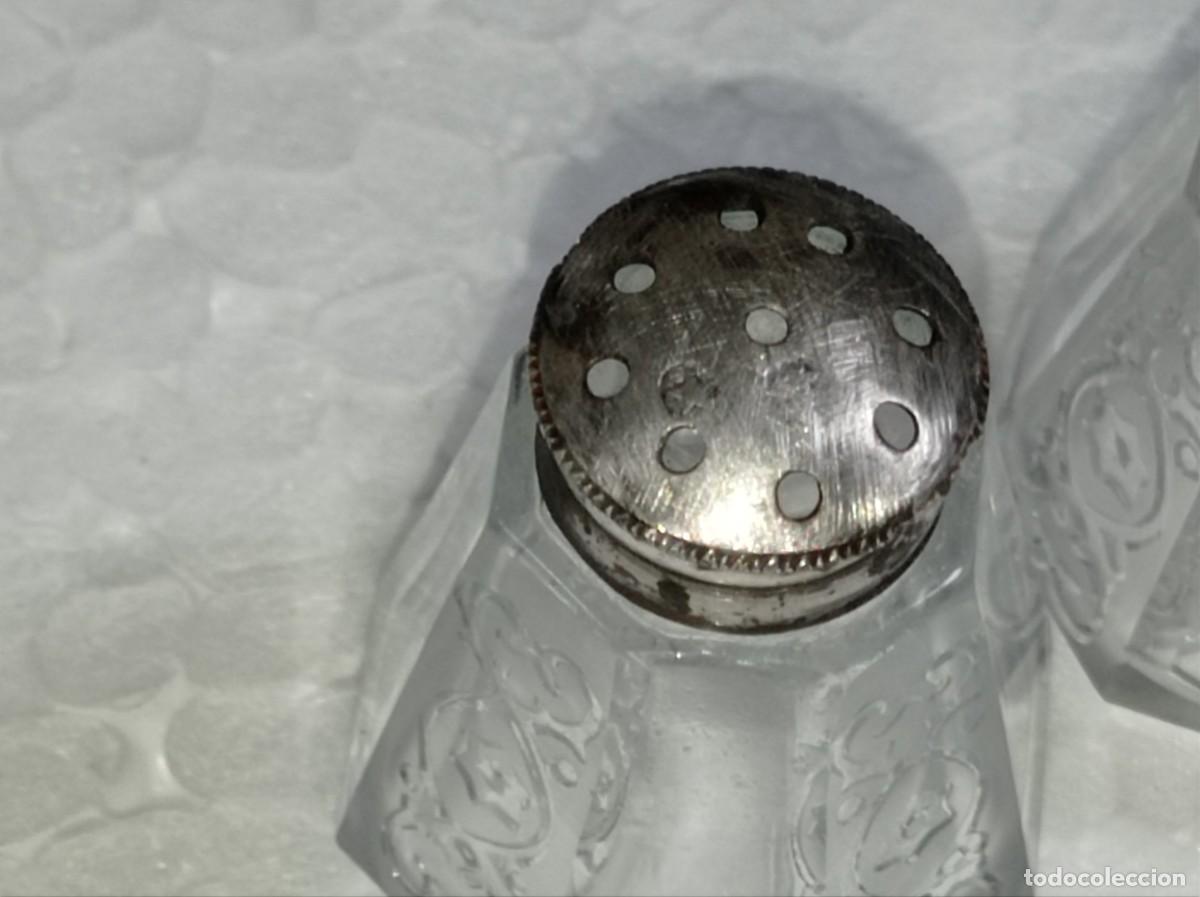 Antig&uuml;edades: Plata 2 saleros antiguos - Foto 4