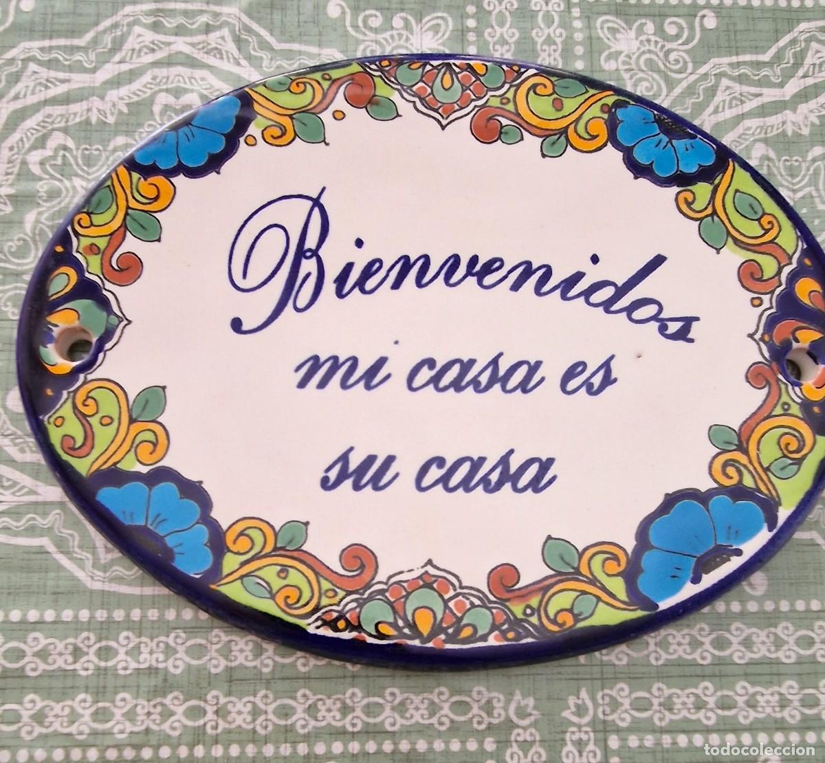 Antiquit&auml;ten: La placa est&aacute; fabricada en cer&aacute;mica en Espa&ntilde;a y pintada a mano. Casi nunca se us&oacute;. No tiene se&ntilde;ale
