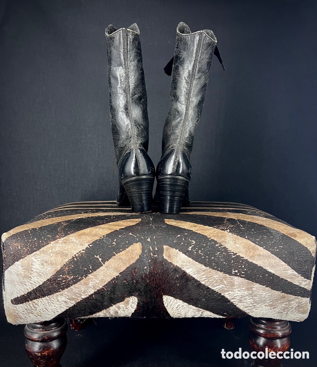 Antig&uuml;edades: Botines Victorianos de piel. S.XIX - Foto 6