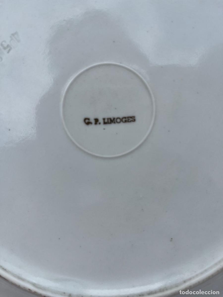 Antig&uuml;edades: Plato porcelana Limoges - Foto 7