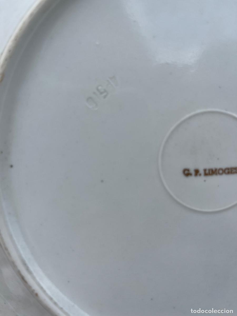 Antig&uuml;edades: Plato porcelana Limoges - Foto 8