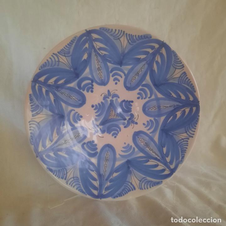 Antig&uuml;edades: GRAN PLATO CER&Aacute;MICA M.C. 29 Cm. - Foto 1