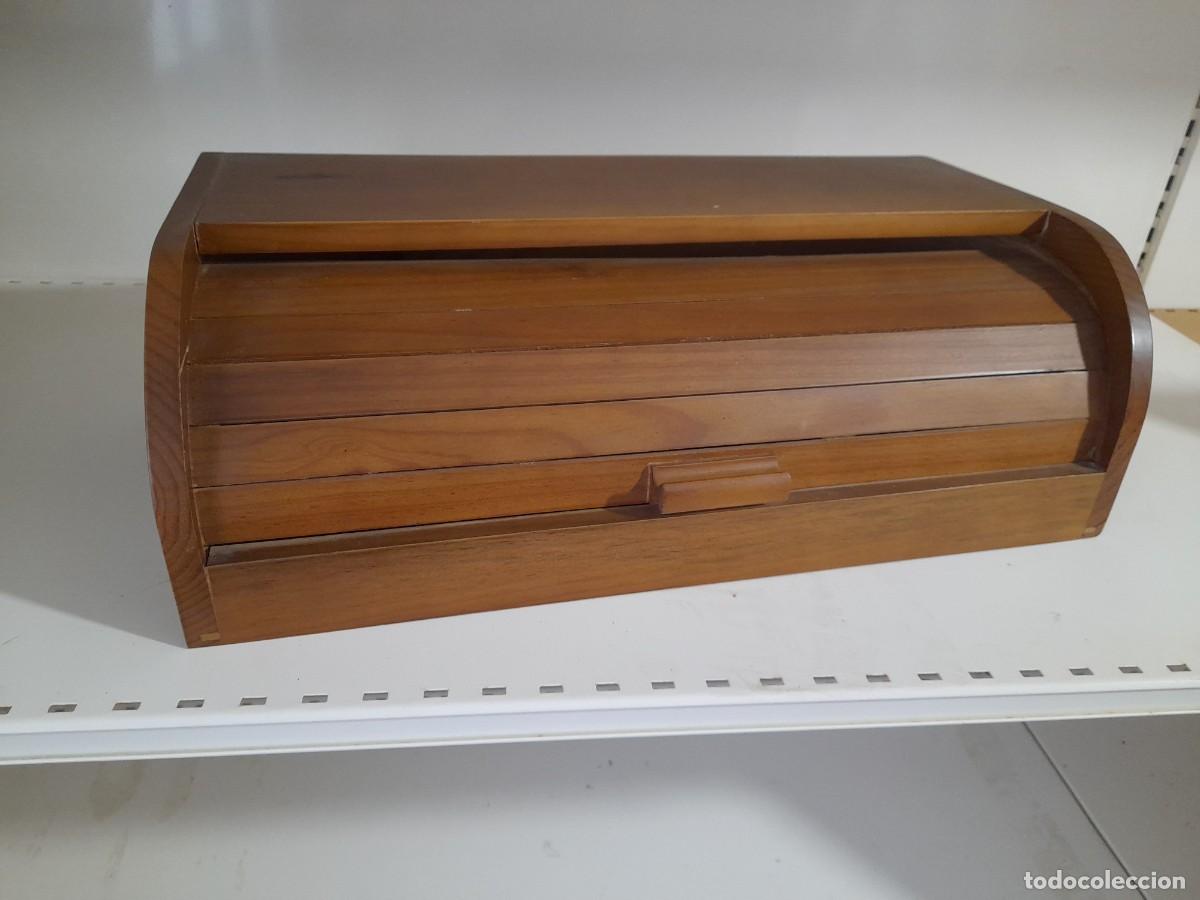 panera con persina de madera mueble baul caja p - Compra venta en